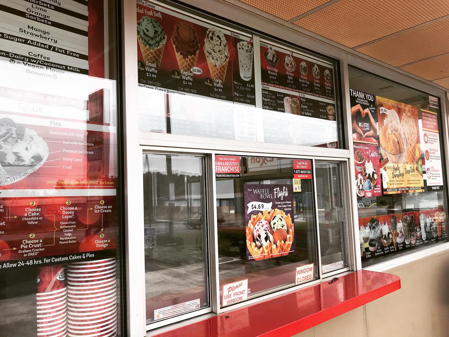 Bruster's Storefront